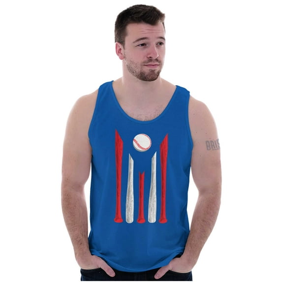 Baseball Puerto Rican Pride Se Levanta Tank Top T Shirts Men Women Brisco Brands S