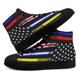 thumbnail image 1 of First Responder High Top Canvas Shoes Sneakers Black Size 10, 1 of 7