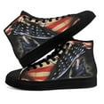 thumbnail image 1 of German Shepherd USA High Top Canvas Shoes Sneakers Black Size 11, 1 of 7
