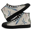 thumbnail image 1 of Vintage Dragonfly Mandala High Top Canvas Shoes Sneakers Black Size 13, 1 of 7
