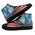 thumbnail image 1 of Native Pride High Top Canvas Shoes Sneakers Black Size 4.5, 1 of 7