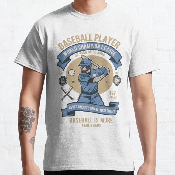 Baseball Quotes For Shirts Baseball Is More Than A Game Design Classic T-shirt