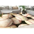 thumbnail image 1 of Baseball Rug, Boy Room Rugs, Trendy Rug, Gym Rugs, Small Rug, Decorative Rug, Personalized Gift, Entryway Rug, Step Rug, Pet Friendly Rug, 3.3'x5' - 100x150 cm, 1 of 5