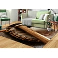 thumbnail image 1 of Baseball Rugs, Trendy Rug, Modern Rugs, Motivational Rugs, Accent Rug, Stair Rug, Corridor Rug, Classic Rug, Thin Rug, Small Rug, 3.3'x9.2' - 100x280 cm, 1 of 8