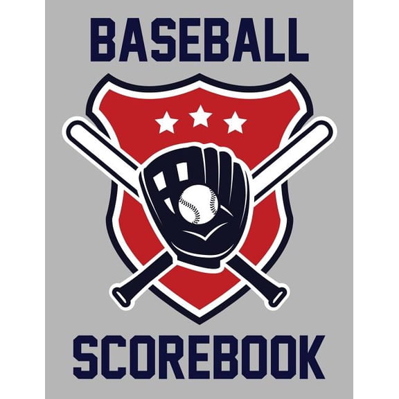 Baseball Scorebook: 100 Scorecards For Baseball Games (Paperback)