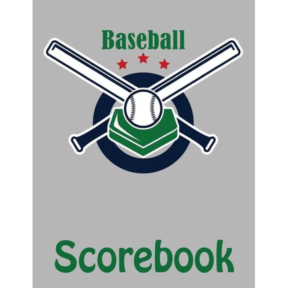 Baseball Scorebook: 100 Scorecards For Baseball (Paperback)