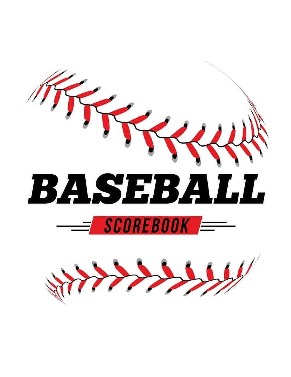 Baseball Scorebook 100 Scoring Sheets For Baseball and Softball Games