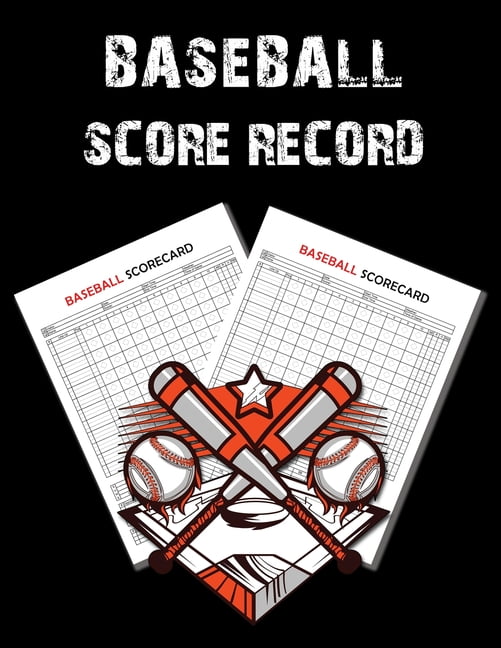 Baseball Scorecard, Baseball Scorebook 100 Pages Baseball Score Sheet