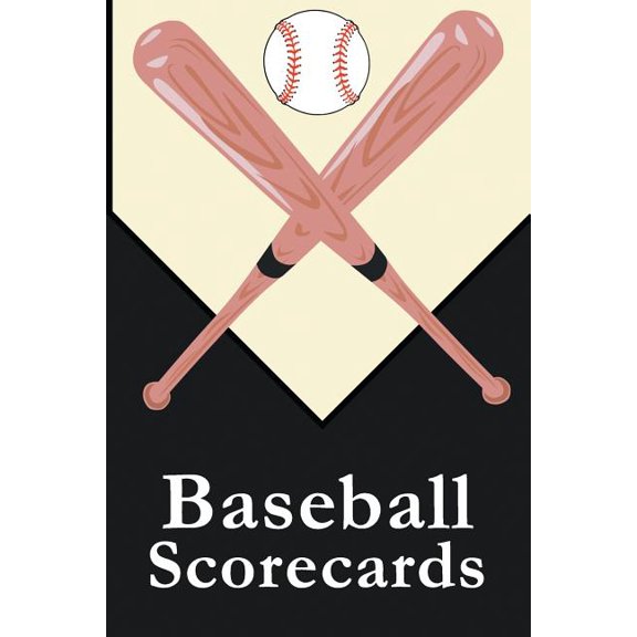 Baseball Scorecards: The Ultimate Baseball and Softball Statistician Record Keeping Scorebook; 95 Pages of Score Sheets (6" x 9") (Paperback)