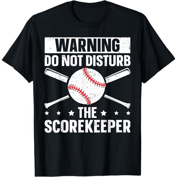 Baseball Scorekeeper Design for a Score Book Keeper T-Shirt