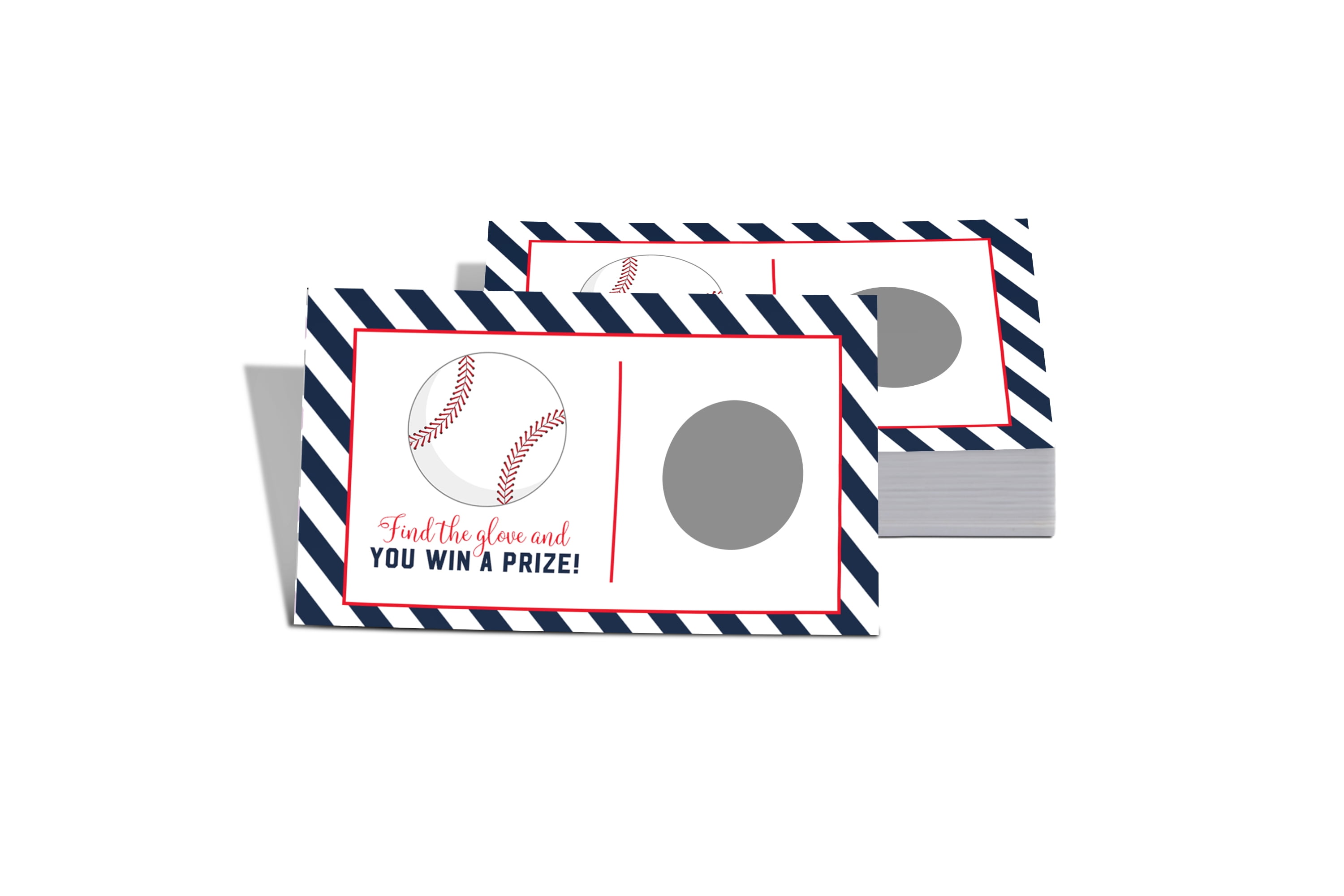 48-Piece Gender Reveal Scratch Off Game Cards | Baby Shower Party Raffle Tickets With Winner & Sorry Cards | Floral Design For Party Decorations