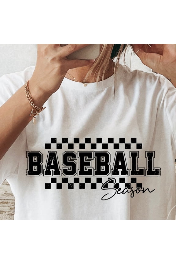 Baseball Season Shirt, Baseball Shirt, Baseball Cricut, Print T-Shirt, Vector, Unisex T-Shirt