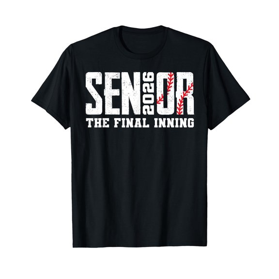 Baseball Senior 2026 Final Inning Baseball Class of 2026 T-Shirt