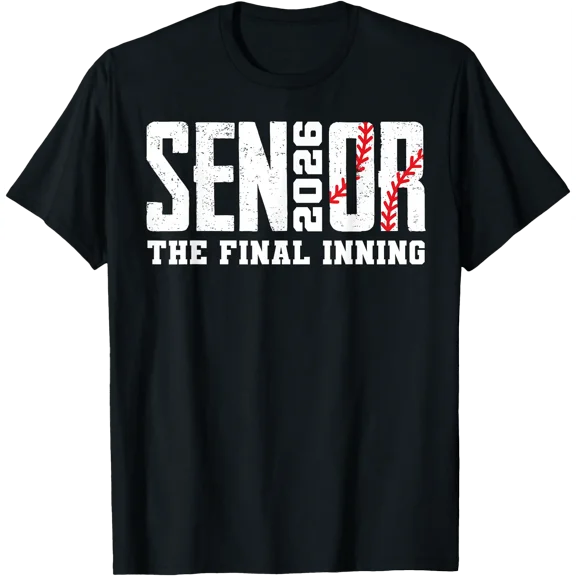 Baseball Senior 2026 Final Inning Baseball Class of 2026 T-Shirt
