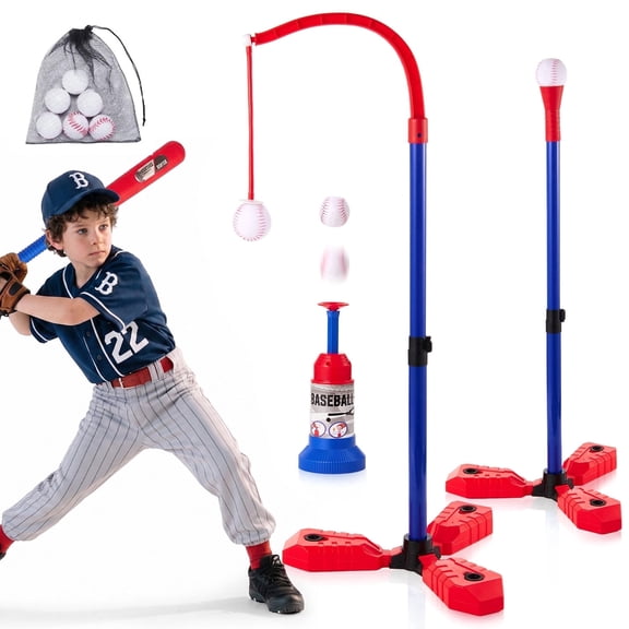 Baseball Set for Kids, Outdoor Play Sports Gift for Boys