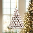 thumbnail image 1 of Baseball - Shaped Christmas Tree Acrylic Ornament, Sports - Themed Festive Hanging Decor for Holiday Season Decorations - B, 1 of 4