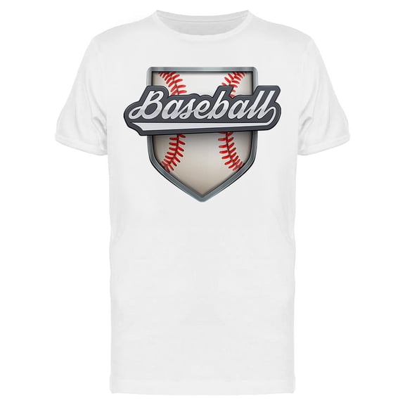 Baseball. Shield  T-Shirt Men -Image by Shutterstock, Male Small