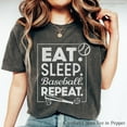 thumbnail image 1 of Baseball Shirt, Eat Sleep Baseball Repeat Baseball Mom Shirt Baseball Mama Retro Baseballer Tshirt, T-Ball Mom Shirt Esb Tshirt All Size S-5XL, 1 of 5