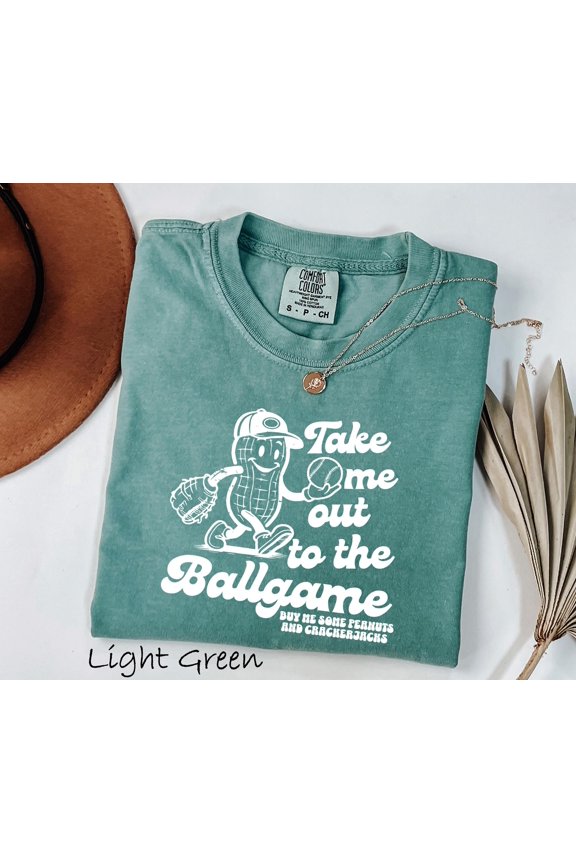 Baseball Shirt Funny Crackerjack TShirt Cute Baseball Tee Take Me Out To The Ballgame TShi
