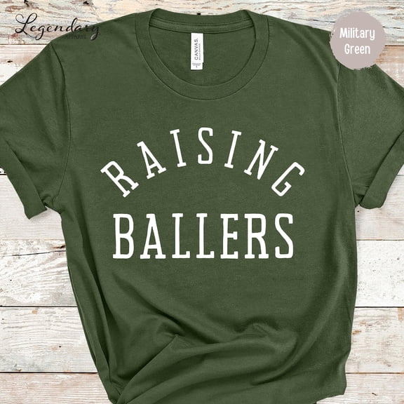 Baseball Shirt Raising Ballers T Ball Tee Shirt Game Day Shirt Softball Fan Family Shirts Baseball Game Fan Shirt Sports Mom Sports Dad Tee Tshirt All Size S-5XL