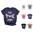 thumbnail image 1 of Baseball Shirt Women Tis The Season Baseball T-Shirts Short Sleeve Crewneck Graphic Tee Tops, 1 of 4