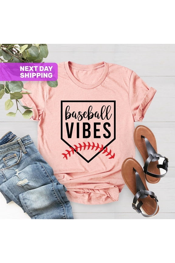 Baseball Shirts, Baseball Tees, Baseball Love Shirt, Baseball Shirts, Game Day Baseball Shirts, Baseball Vibes Shirt, Mom Baseball Shirts Tshirt All Size S-5XL