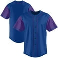 thumbnail image 1 of Baseball Short Sleeve Button Down Team Jersey Casual Button Down Shirts, 1 of 5