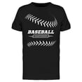 thumbnail image 1 of Baseball Sign T-Shirt Men -Image by Shutterstock, Male 3X-Large, 1 of 2
