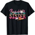 thumbnail image 1 of Baseball Sister Funny Sporty Humor Cotton T-Shirt, 1 of 5