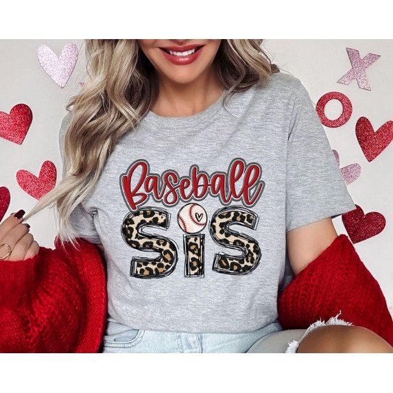 Baseball Sister Shirt, Base Ball Tee Shirts, Baseball Game Day Tees, Baseball Sport Lover Unisex Tee, Baseball Biggest Fan TShirt
