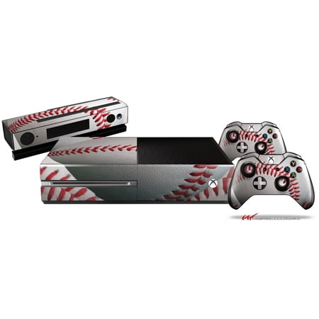 Baseball - Skin Bundle Decal Style Skin fits XBOX One Console Original, Kinect and 2 Controllers (XBOX SYSTEM NOT INCLUDED)