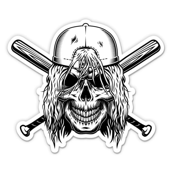 Baseball Skull Sport Baseball Player - 12
