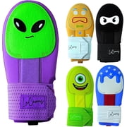 Baseball Sliding Mitt   Youth & Adult Sizes   Drippy Designs Gingerbread, Ninja, Ice Cream, Alien, USA, Cyclops   Left & Right Hands   Hand & Wrist Protection