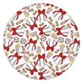 thumbnail image 1 of Baseball Snacks Pattern Round Fitted Tablecloth with Elastic Edge,Dining Table Cover Waterproof,Outdoor Round Tablecloth for Camping,Dining,Indoor and Outdoor, 1 of 7