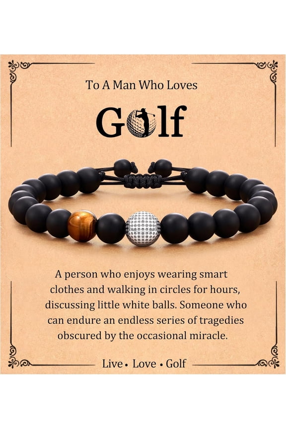 Baseball/Soccer/Basketball/Hockey/Golf/Football Bracelet Gifts for Boys Men