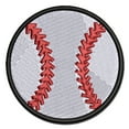 thumbnail image 1 of Baseball Softball Applique Multi-Color Embroidered Iron-On Patch - 2.0 Inch Mini, 1 of 5