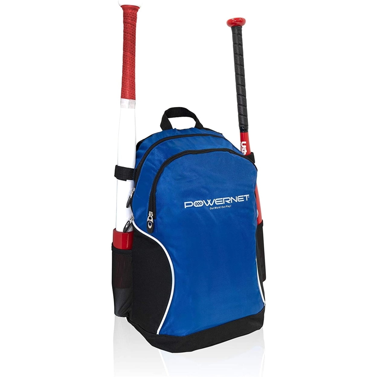 Franklin Sports MLB Bat pack Youth Baseball Softball and Tee ball Equipment Backpack Bag Heather Gray Walmart