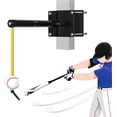 thumbnail image 1 of Baseball & Softball Batting Trainers for Beginners and Pros, Locking  Style Tether Ball Set, Swing Trainer for Hitting  Equipment, Easy Install  3"-6" Round & 2"-6" Square Posts, 1 of 5