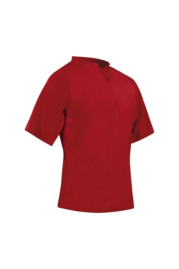 Baseball/Softball Cage Jacket, Adult Small, Scarlet