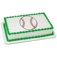 thumbnail image 1 of Baseball Softball Edible Icing Image Cake or Cupcake Topper, 1 of 4