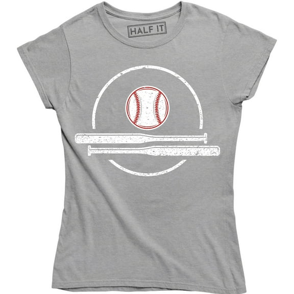 Baseball Softball Heavy Hitter Women Sports Outdoor Game Team T-Shirt
