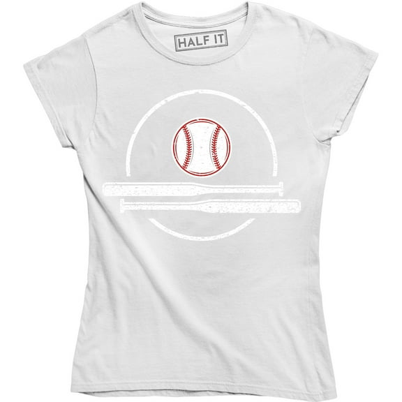 Baseball Softball Heavy Hitter Women Sports Outdoor Game Team T-Shirt