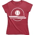 thumbnail image 1 of Baseball Softball Heavy Hitter Women Sports Outdoor Game Team T-Shirt, 1 of 4