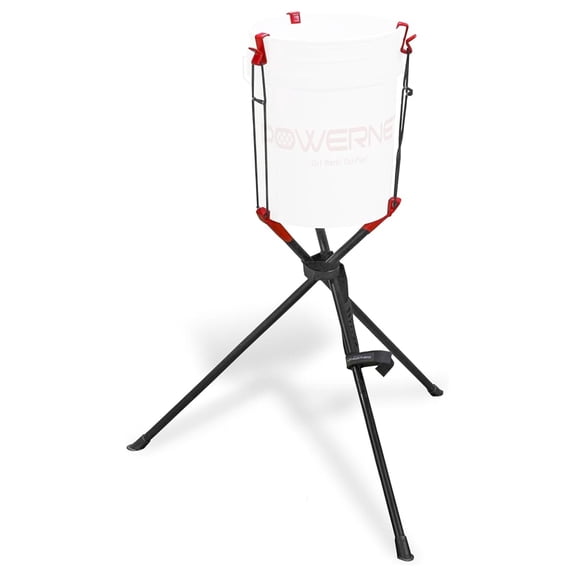 Baseball Softball Portable Ball Caddy, Holds Bucket of Baseballs, Softballs, Tennis Balls, Use During Batting Practice Training and Drills