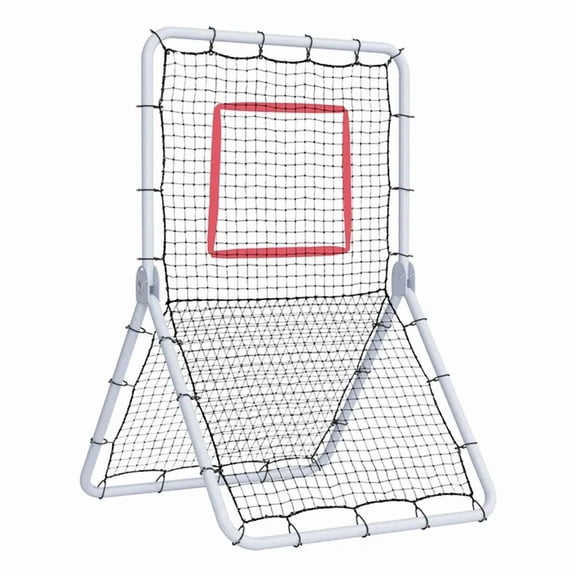 Baseball Softball Rebounder Net 3.5x6 ft Pitchback Fielding Trainer with 5 Adjustable Angles