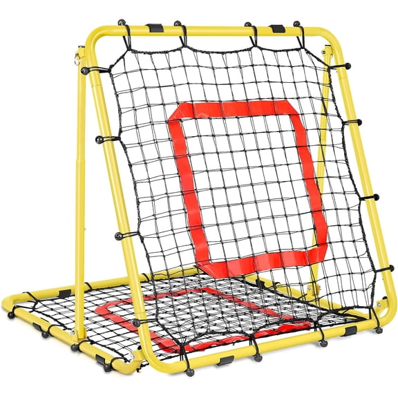 Baseball and Softball Rebounder Net,Baseball Rebounder,Volleyball Rebounder,Pitch  Net,Multi-  Rebound Screen,with Pitching Target,Easy Adjustable Angles