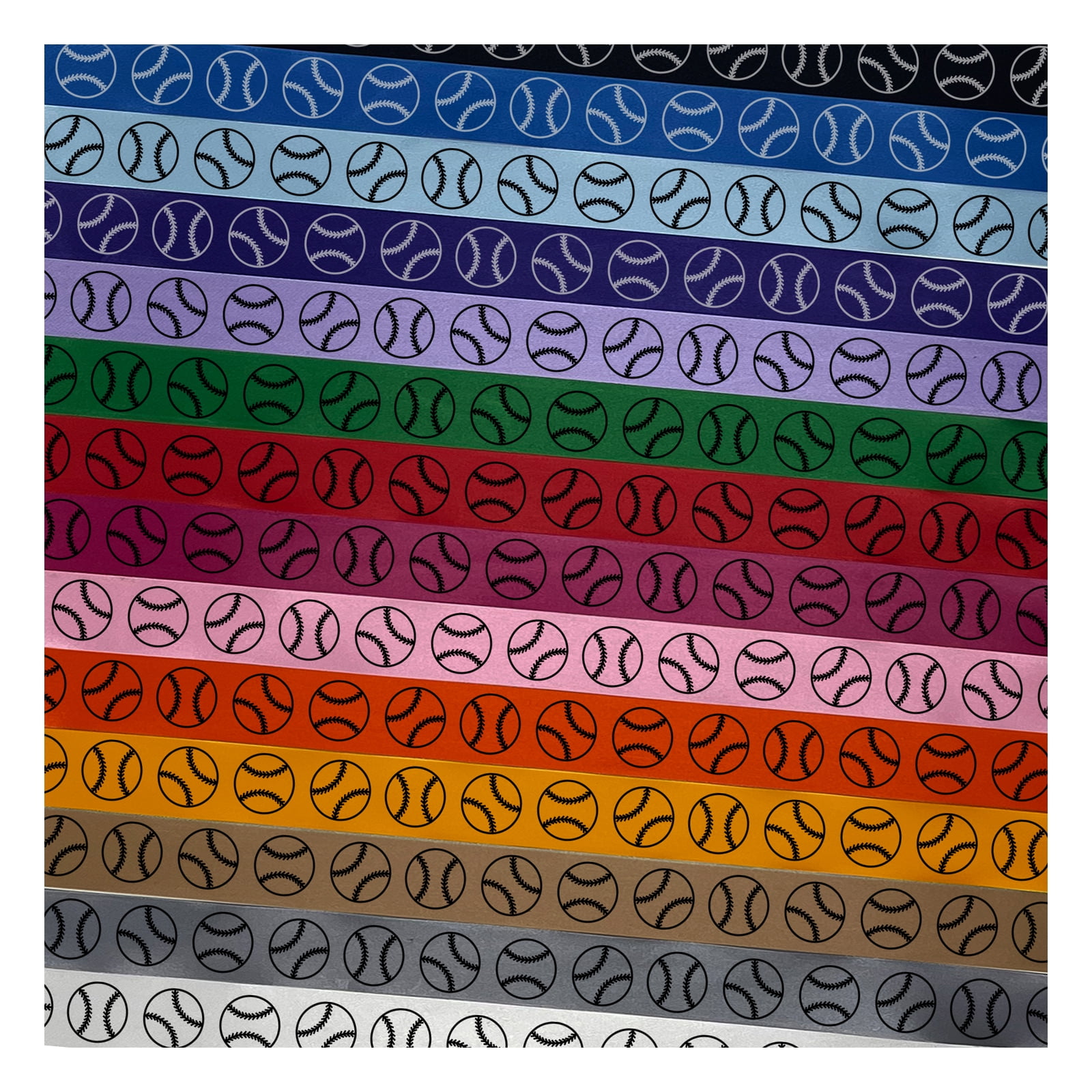 Baseball Style Ribbon To Put Writing In Baseball Softball Satin Ribbon for Gift Wrapping Bows Craft DIY ...