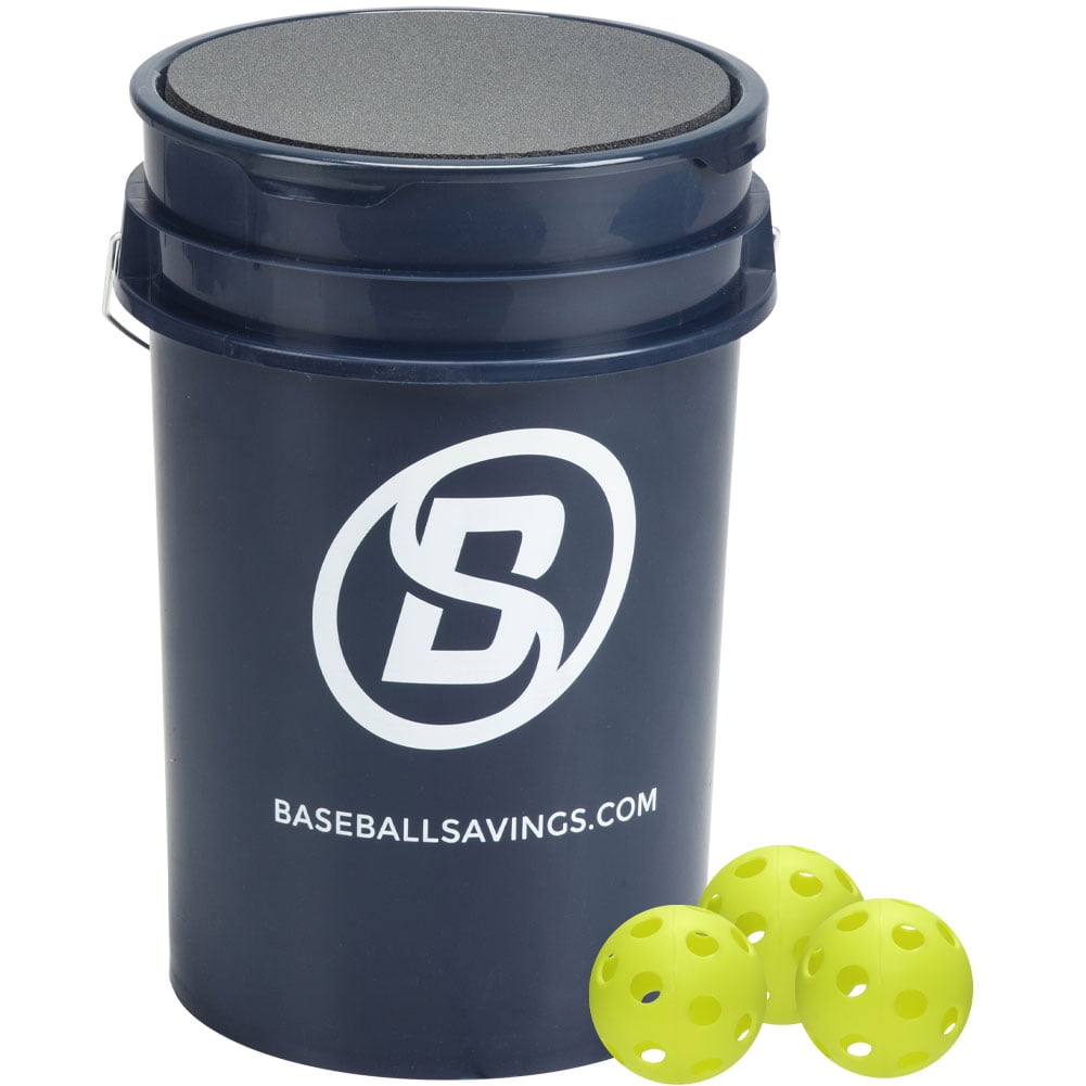 BaseballSoftball Savings Baseballsavings Bucket W/Plastic Softball