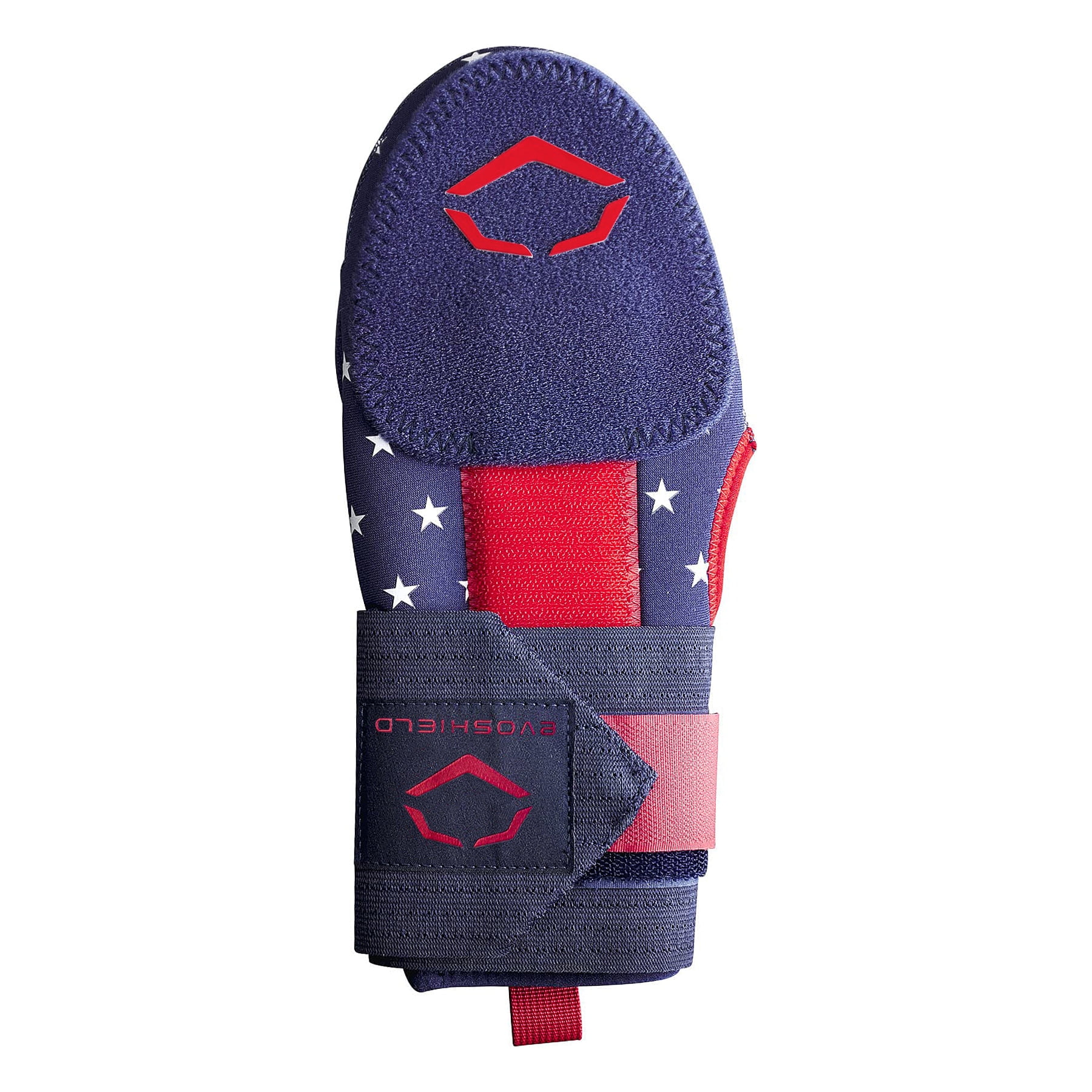 Youth Baseball Softball Sliding Mitt, Navy/Scarlet/White for Left Hand