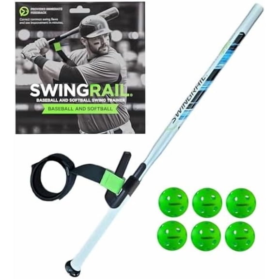 Baseball & Softball Swing Trainer + Speed Stick Training Bat + 6 Plastic Training Balls$$Sport & Recreation Other